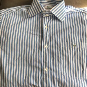 Lacoste button down with long sleeves